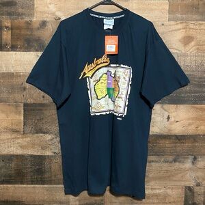 Australia Map T-Shirt Size XXL